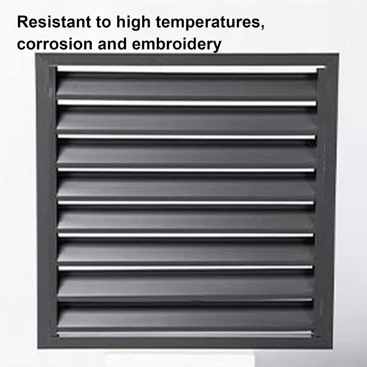 GENERIC Housse Marron Pour Climatiseur En Alliage D'aluminium Pour Extérieur/intérieur Pour Cacher L'unité De Fenêtre, Protection Contre La Pluie, Protection élégante Pour La Maison Et La Terrasse