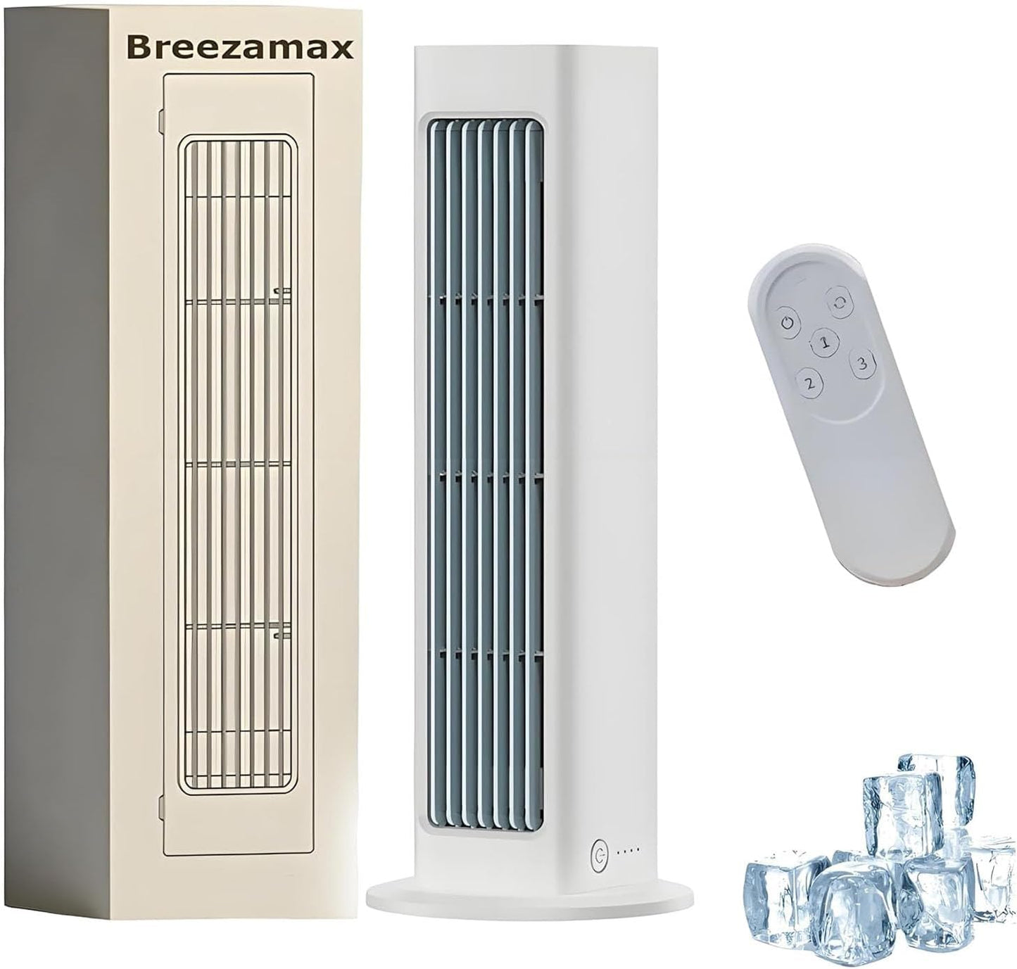 Ventilateur De Refroidisseur D'air Portable, 3000mAh Rechargeable Bureau Mini Ventilateur Avec Télécommande, Ultra Silencieux USB Dispositif De Refroidissement Pour Le Camping Extérieur De Bureau à Do