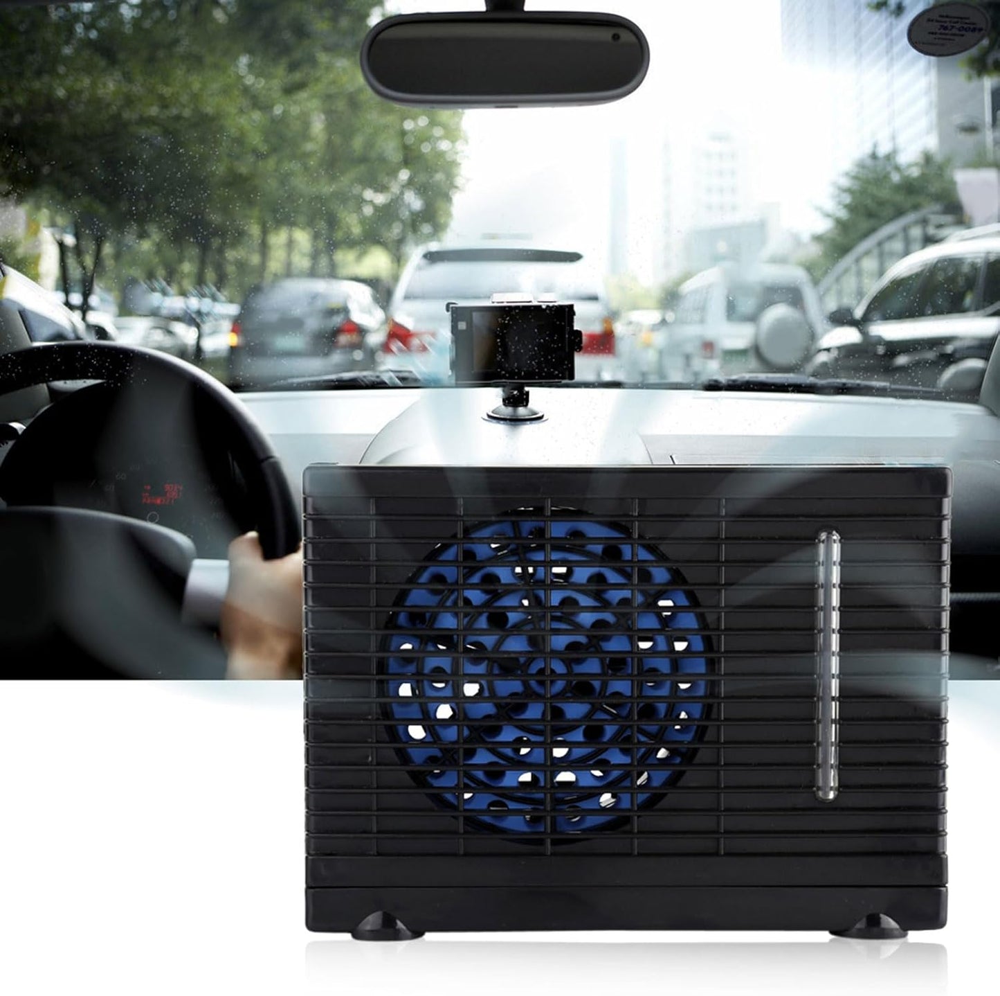Refroidisseur D'air De Voiture, Climatiseur Portatif à 2 Vitesses Portatif Réglable Mini Climatiseur DC12V Pour Voitures, Camions, Camping-cars