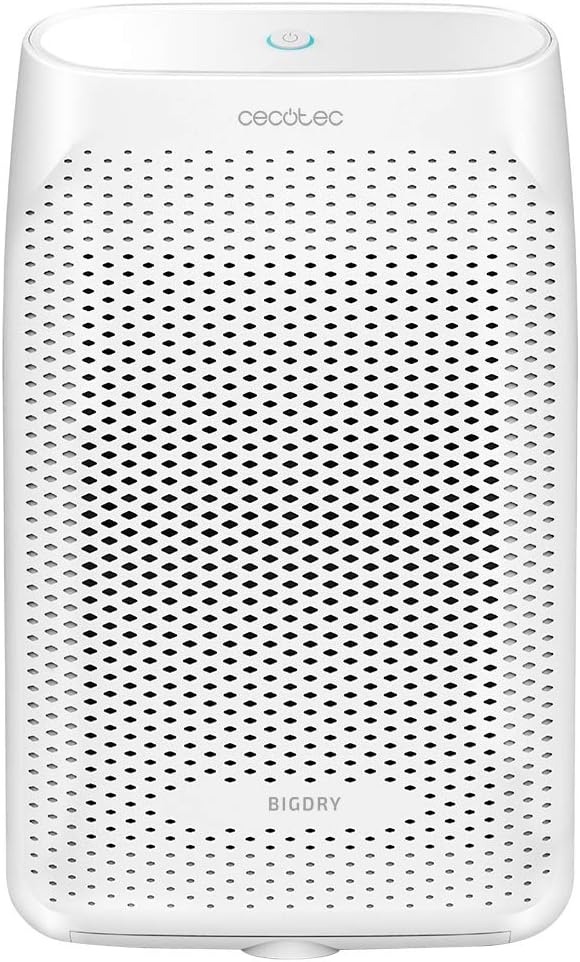 Cecotec Déshumidificateur BigDry 2000 Essential - 300 Ml/jour, Réservoir Amovible De 0,7 Litre, Couverture Jusqu'à 20 M2, Filtre Amovible Et Lavable, Arrêt Automatique