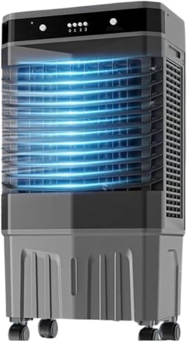 GENERIC Refroidisseur D'air évaporatif Portable, Ventilateur De Refroidissement De 1800 CFM, 3 Vitesses, Minuterie 12 H, Télécommande, Refroidisseur De Marais Silencieux Pour Garage, Grand Réservoir D'eau Et