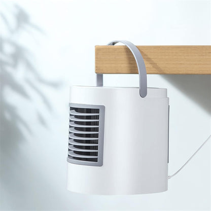  DieffematicKTY Climatiseur Mobile Air Conditioning Oval Water Cooling Fan Home Portable Air Conditioning Small Fan Mini Desktop Cooling Fan Portable Electric Fan (Color : 2)