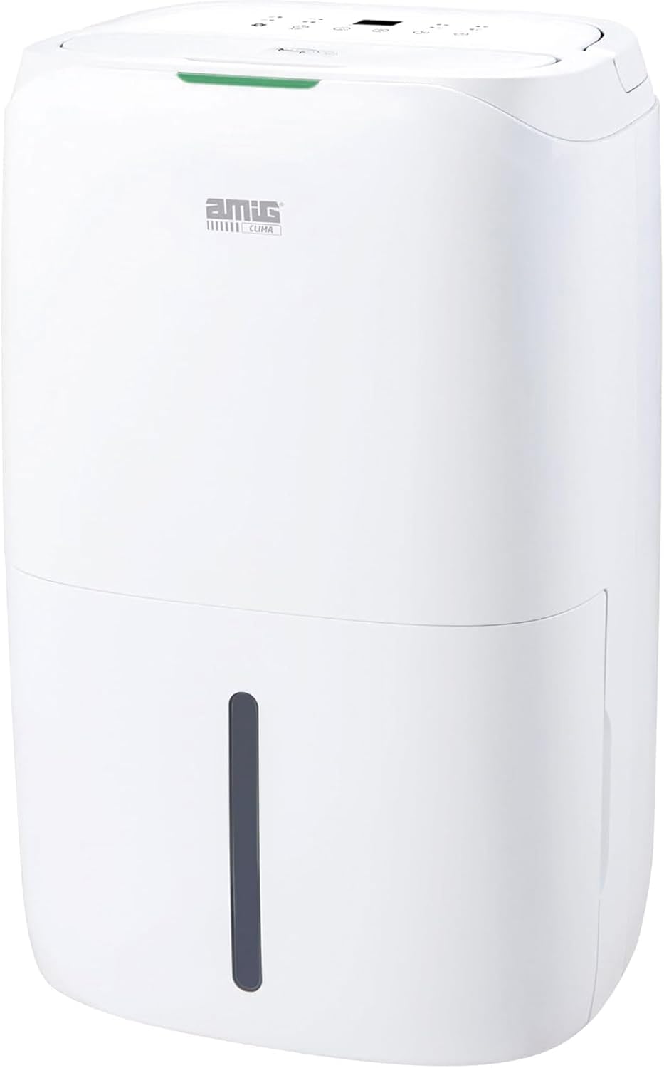  Amig – Déshumidificateur MIST - Capacité 20L/Jour - Régulation De L'humidité Et Minuterie - Réservoir D'eau Amovible 5,5L - 36x28x56 Cm - 270W - Couverture 160m³/h - Silencieux 42 DB - Séchage Linge