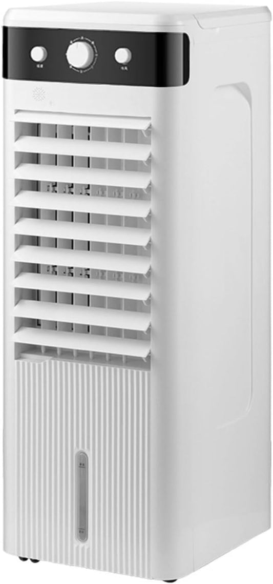 GENERIC Ventilateur De Sol Mobile Refroidi à L'eau, Climatiseur Oscillant Silencieux Avec 3 Vitesses De Vent Et Réservoir D'eau De 4 L Pour La Maison Et Le Bureau