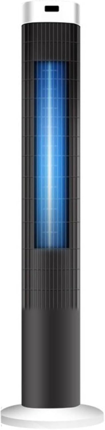  Climatiseur Portable, Ventilateur Tour Silencieux Avec Air Froid, 3 Vitesses Et 3 Modes, Refroidisseur Oscillant à 80° Sans Pales Pour Chambre à Coucher, Bureau à Domicile