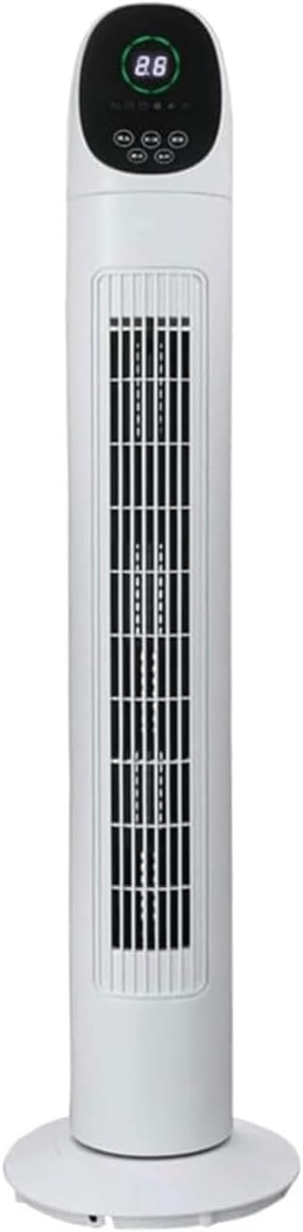 GENERIC Ventilateur De Refroidissement Tour Pour Chambre à Coucher, Ventilateur De Sol Sans Pales Avec 3 Modes, 3 Vitesses Et Affichage Numérique, Refroidisseur D'air Avec Oscillation à 80 °, Minuterie De 7,5