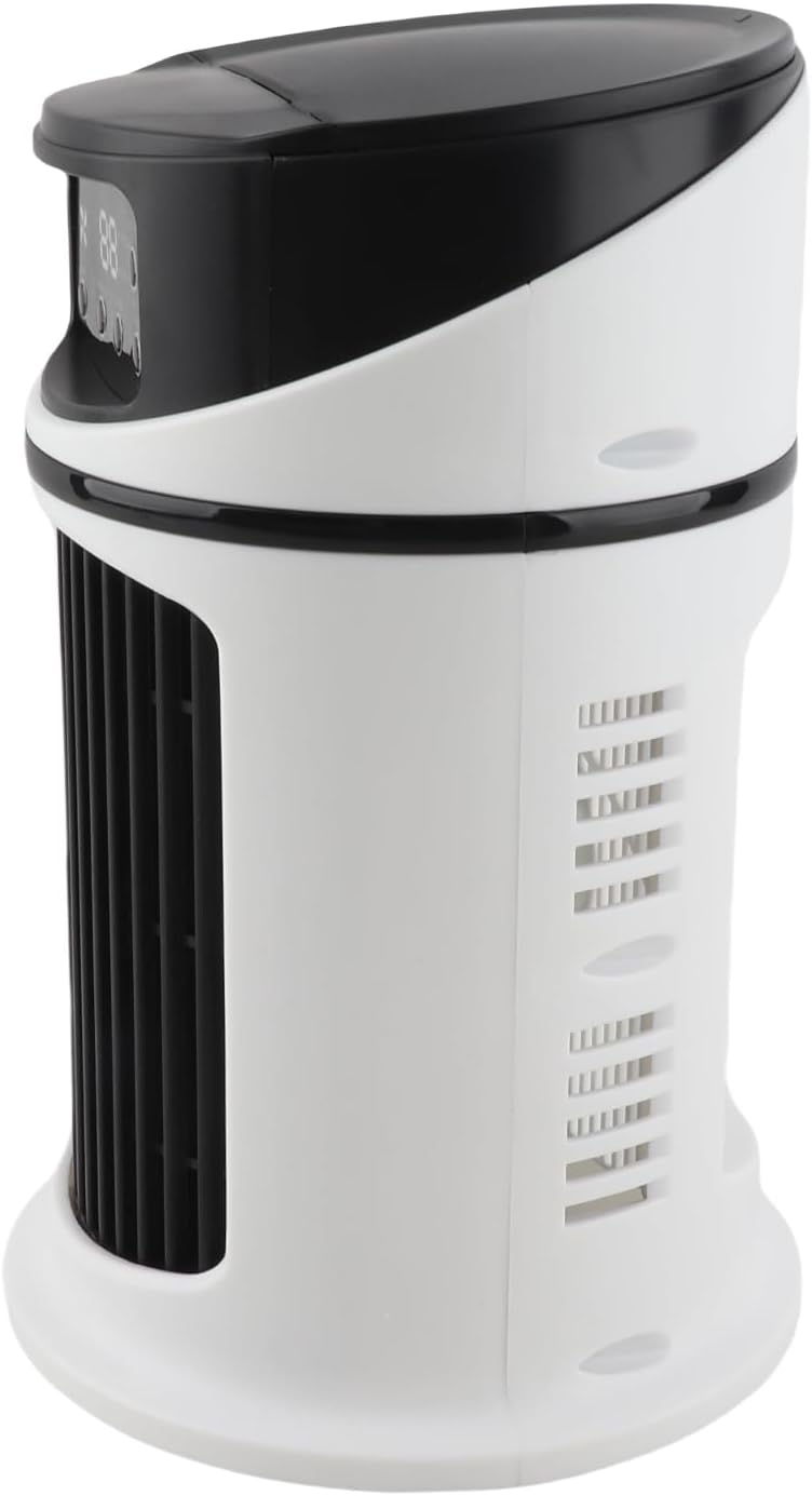  Alomejor USB Portable Climatiseur Ventilateur évaporatif Mini Refroidisseur D'air Minuterie Bureau Ventilateur De Refroidissement Pour Bureau 9.4x5.7in