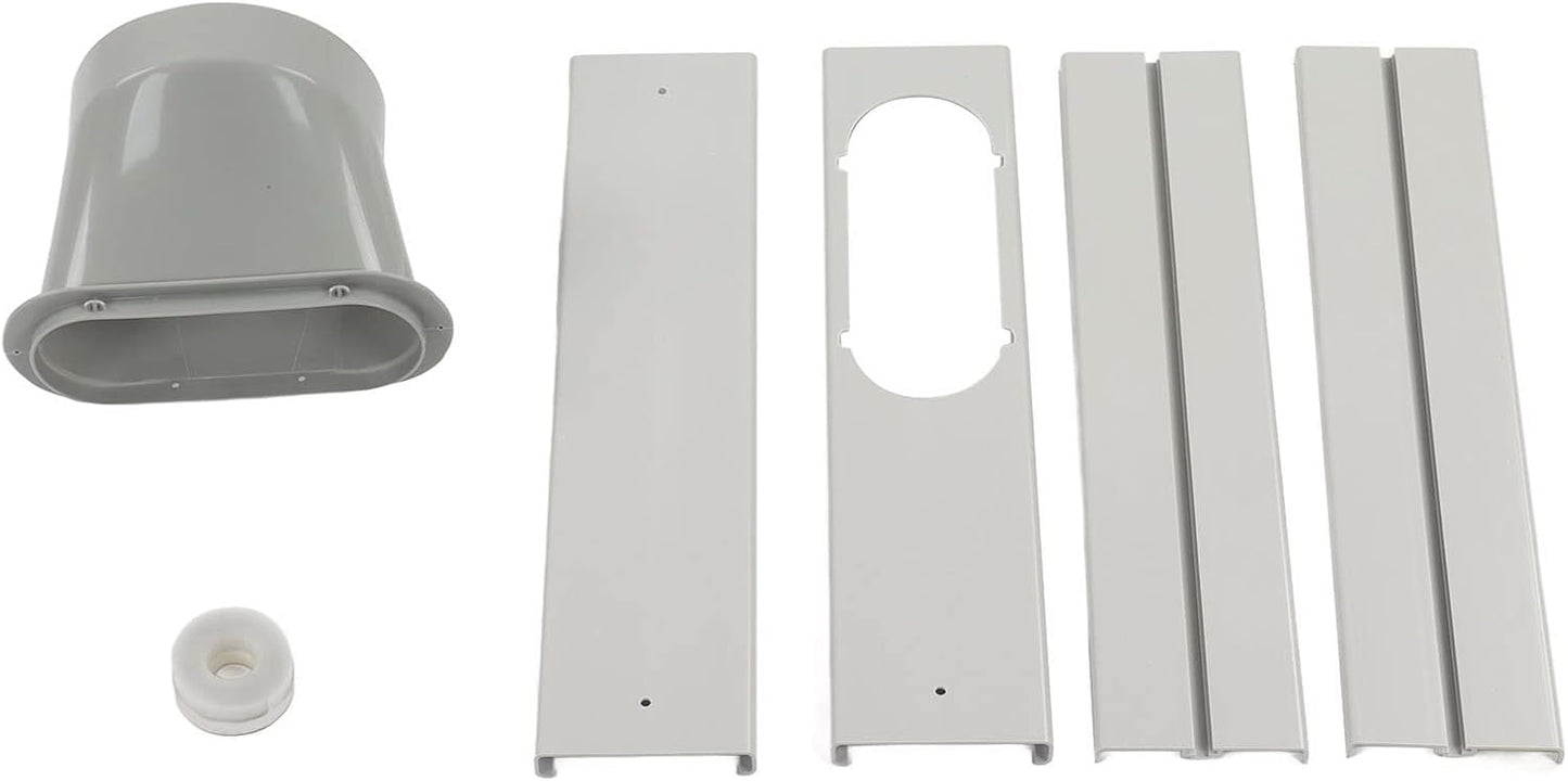 Aqxreight Kit De Fenêtre De Climatiseur Portable-Adaptateur Universel Pour Tuyau De 150mm, Sans Panneau En PVC, Porte Coulissante, Accessoire De Ventilation AC, Solution De Refroidissement