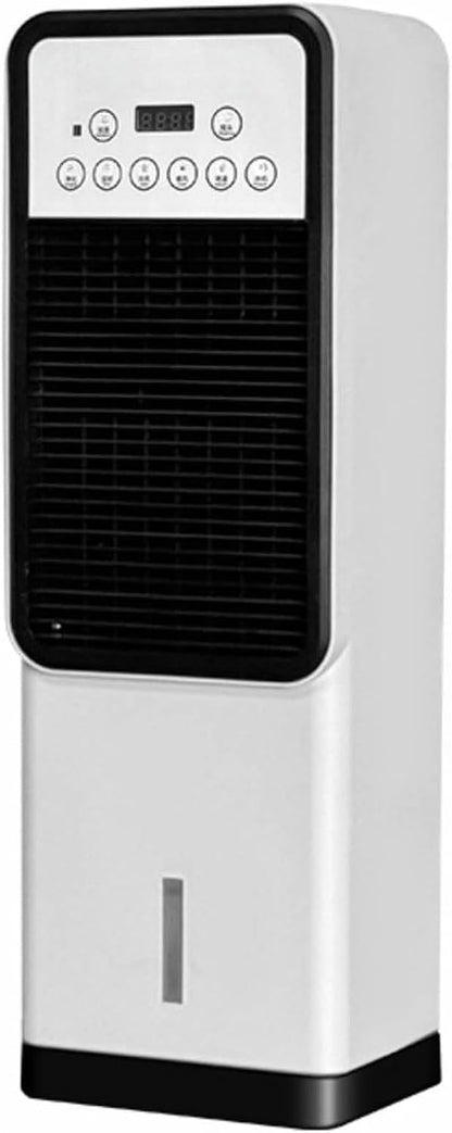GENERIC Refroidisseur D'air Par évaporation Portable, Ventilateur De Tour De Refroidissement Avec Réservoir D'eau De 3L, Télécommande, Minuterie 12H, Oscillation à 120°, 4 Modes, 3 Vitesses Pour La Maison Et