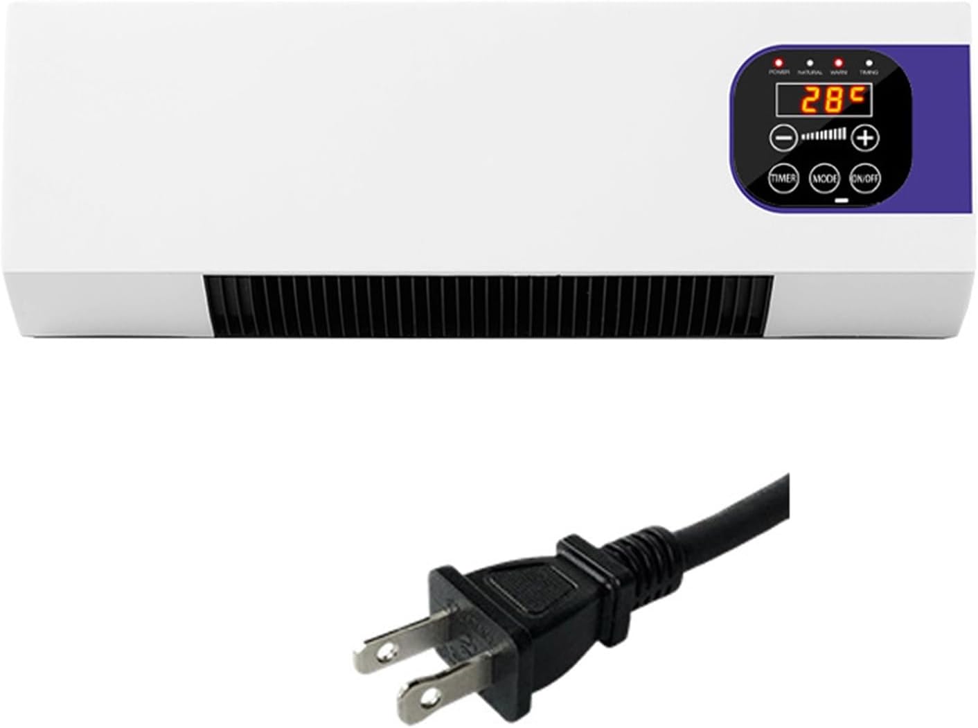  Générique Mini Climatiseur Mural Portable Avec Refroidissement Et Chauffage Rapides Et Silencieux, Aucune Installation Requise