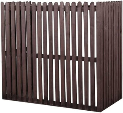 GENERIC Housse En Bois Pour Climatiseurs Extérieurs – Marron 85 X 35 X 84 Cm – Clôture Décorative Pour Dissimuler Les Climatiseurs Divisés Et Améliorer L'esthétique De La Terrasse.