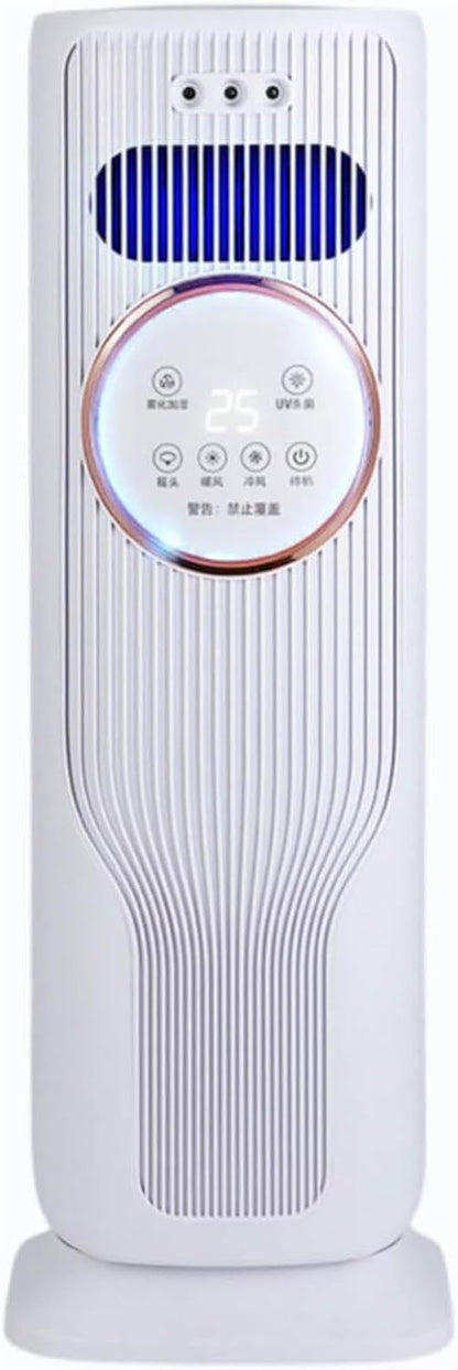 GENERIC Refroidisseur D'air Par évaporation Avec Télécommande, 4 Modes, 3 Vitesses, écran LED, Ventilateur De Refroidissement Portable Avec Minuterie De 12 H, Réservoir De 1,2 L, Design Silencieux Sans Pales