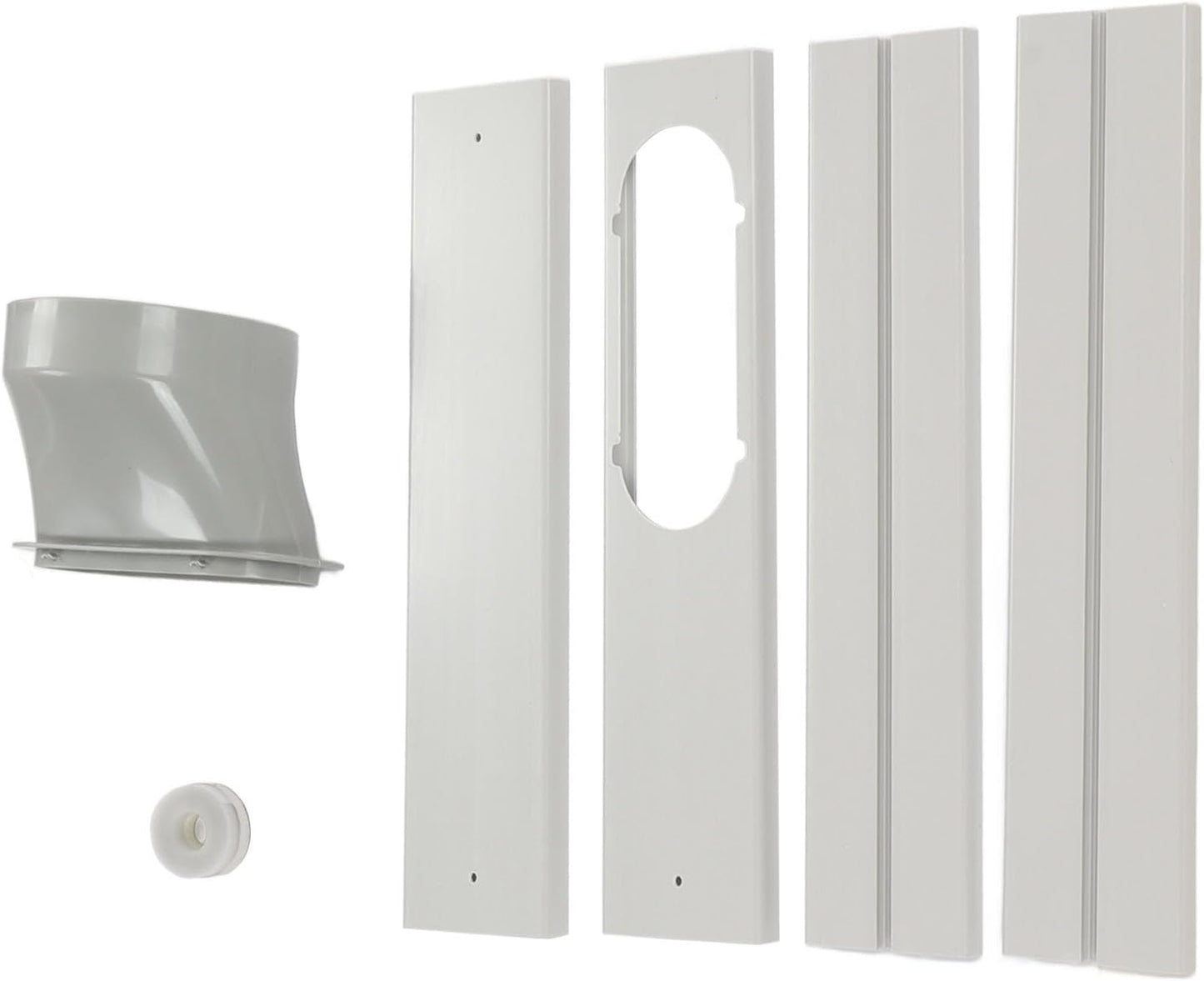  Aqxreight Kit De Fenêtre De Climatiseur Portable-Adaptateur Universel Pour Tuyau De 150mm, Sans Panneau En PVC, Porte Coulissante, Accessoire De Ventilation AC, Solution De Refroidissement