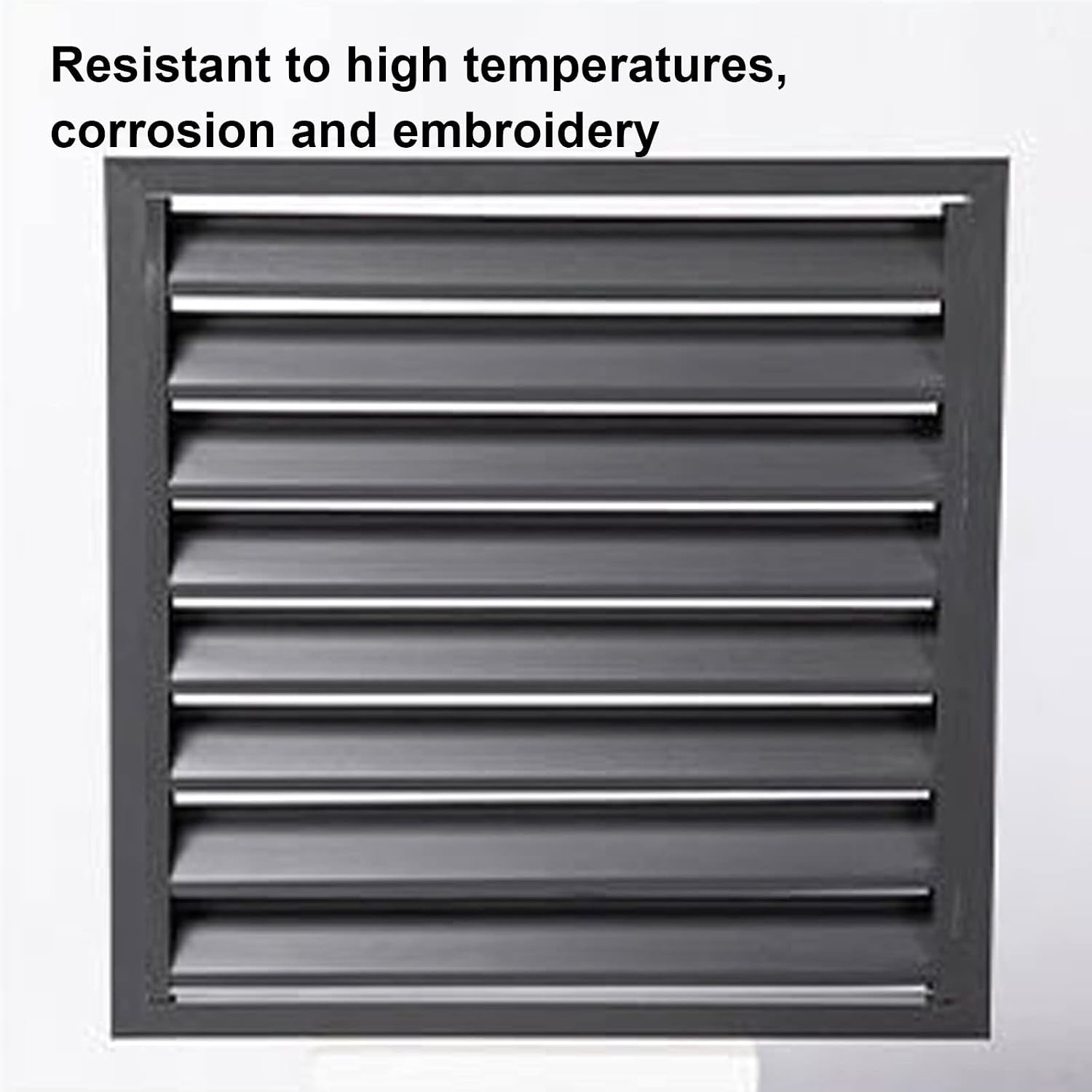 GENERIC Housse Marron Pour Climatiseur En Alliage D'aluminium Pour Extérieur/intérieur Pour Cacher L'unité De Fenêtre, Protection Contre La Pluie, Protection élégante Pour La Maison Et La Terrasse