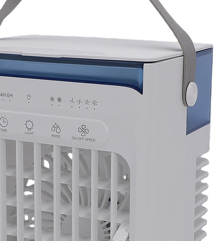  Annadue Refroidisseur D'air Portable, Ventilateur De Climatiseur Par évaporation USB Avec Réservoir D'eau De 1000 Ml, Mini Ventilateur De Refroidissement De Bureau Pour Chambre à Coucher, Bureau à