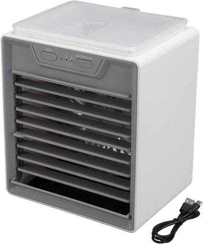 Ventilarice De RefroidIlement De Climatiseur Portable, RefroidSeuseur D'Air Par évaporation Avec 2 Niveaux De Brume, Minuterie 1/2/4 H, Pour Chambre à Cuchemer, Bureau, Voiture