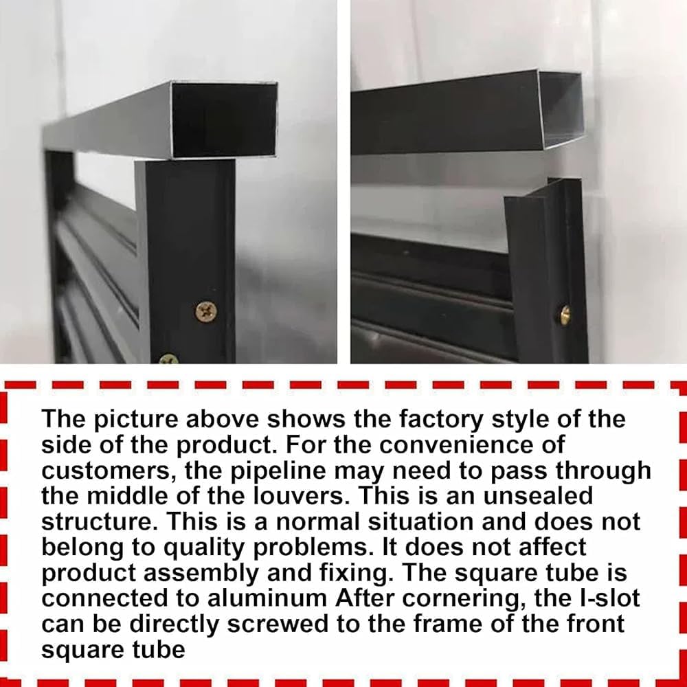 GENERIC Housse Antivol En Alliage D'aluminium Pour Climatiseur Extérieur Avec Volet Supérieur Pour Une Protection Sûre Et Une Résistance Aux Intempéries