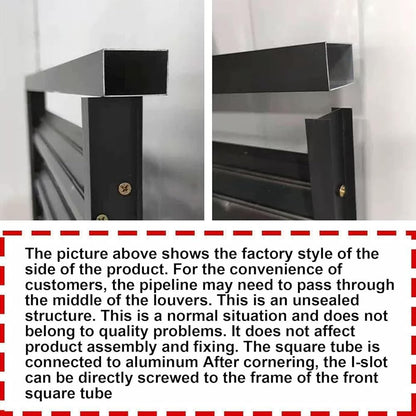 GENERIC Housse Antivol En Alliage D'aluminium Pour Climatiseur Extérieur Avec Volet Supérieur Pour Une Protection Sûre Et Une Résistance Aux Intempéries