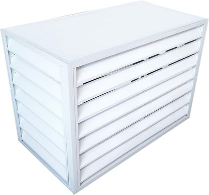 GENERIC Mini Housse De Climatisation D'extérieur – Protection Contre Les Intempéries Et Réduction Du Bruit En Aluminium – Support Polyvalent Pour Climatiseurs Et Pompes à Chaleur – Élégant