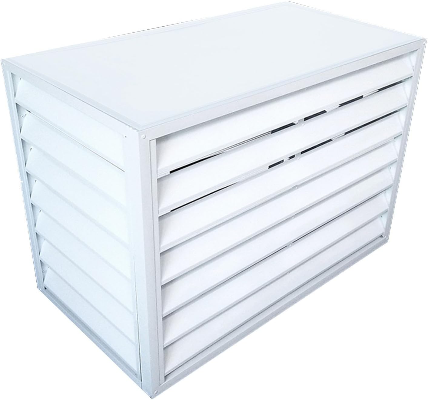 GENERIC Mini Climatiseur Et Housse De Pompe à Chaleur D'extérieur – Protection En Aluminium Pour Unités Extérieures, Résistant Aux Intempéries, Résistant Aux UV, S'adapte à La Plupart Des Systèmes Mini Split
