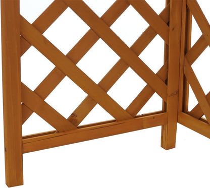  Mendler Cache Pour Climatiseur/échangeur Thermique HWC-Q14, Cache En Bois Certifié MVG 78 X 90 X 45 Cm - Couleur Naturelle