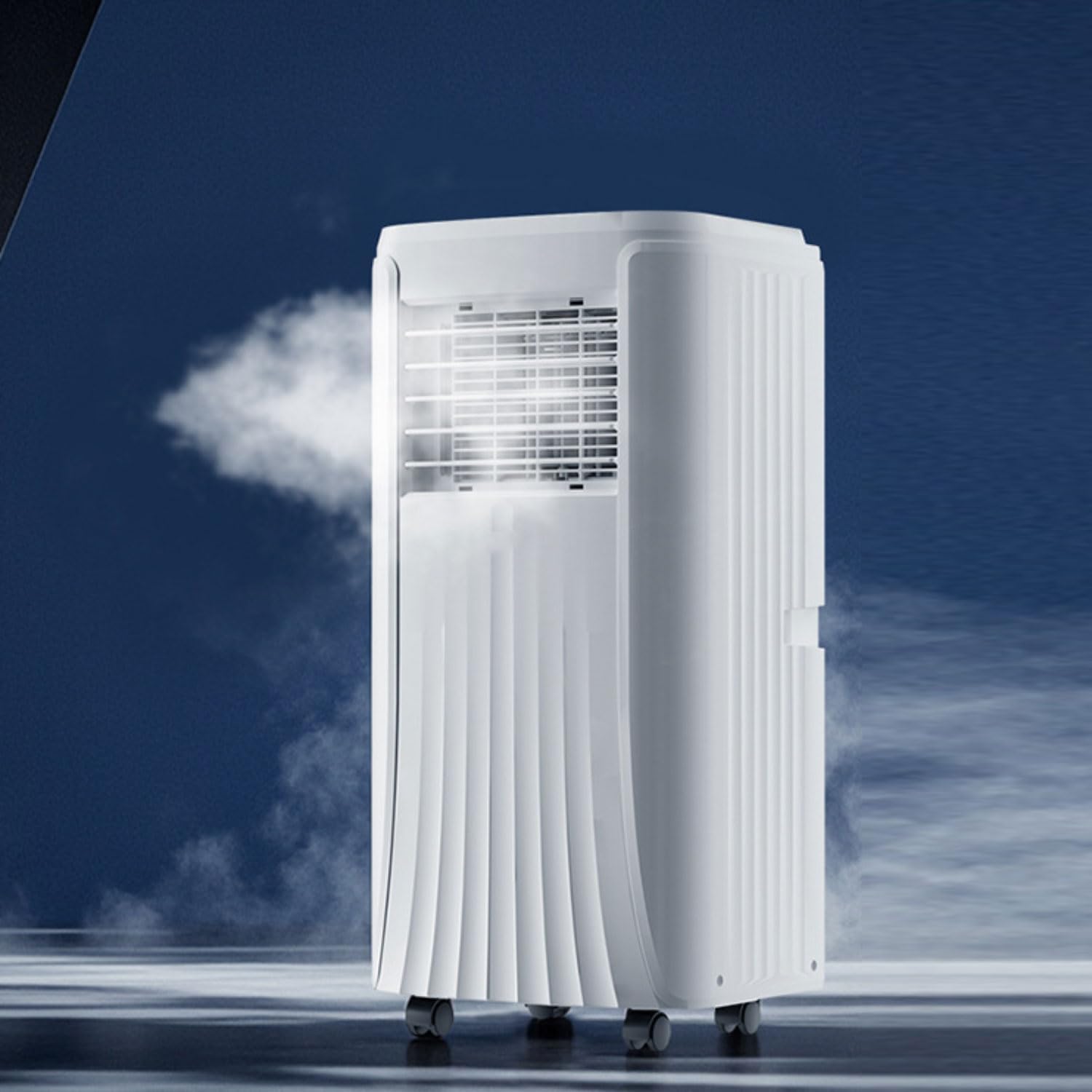 GENERIC Climatiseur Portable Compact Avec Déshumidificateur Et Télécommande, Ventilateur Oscillant à 120° Pour Salle De Refroidissement, Bureau, Voiture