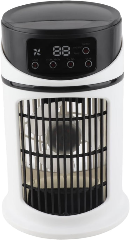  Alomejor USB Portable Climatiseur Ventilateur évaporatif Mini Refroidisseur D'air Minuterie Bureau Ventilateur De Refroidissement Pour Bureau 9.4x5.7in