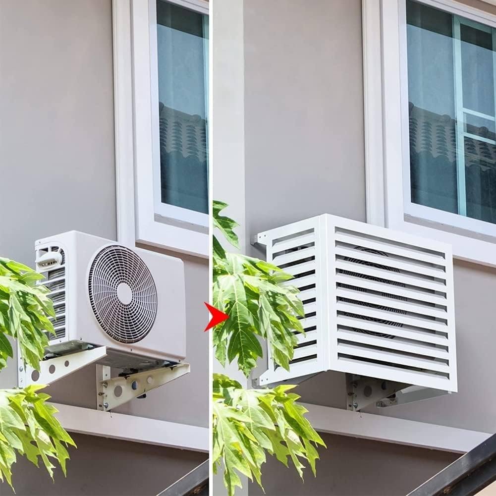 GENERIC Housse De Protection Pour Climatiseur Extérieur En Aluminium Résistant Aux Intempéries