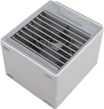  Ventilarice De RefroidIlement De Climatiseur Portable, RefroidSeuseur D'Air Par évaporation Avec 2 Niveaux De Brume, Minuterie 1/2/4 H, Pour Chambre à Cuchemer, Bureau, Voiture