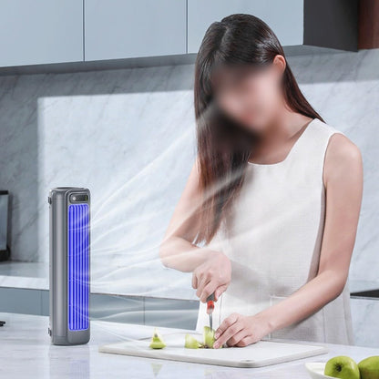  DAZZLEEX Ventilateur De Climatiseur Portable, Unité Murale, Ventilateur De Bureau Autonome Avec 3 Réglages De Vitesse, Batterie Rechargeable De 2000 MAh, 12 Heures D'autonomie, Pour La Maison, Le
