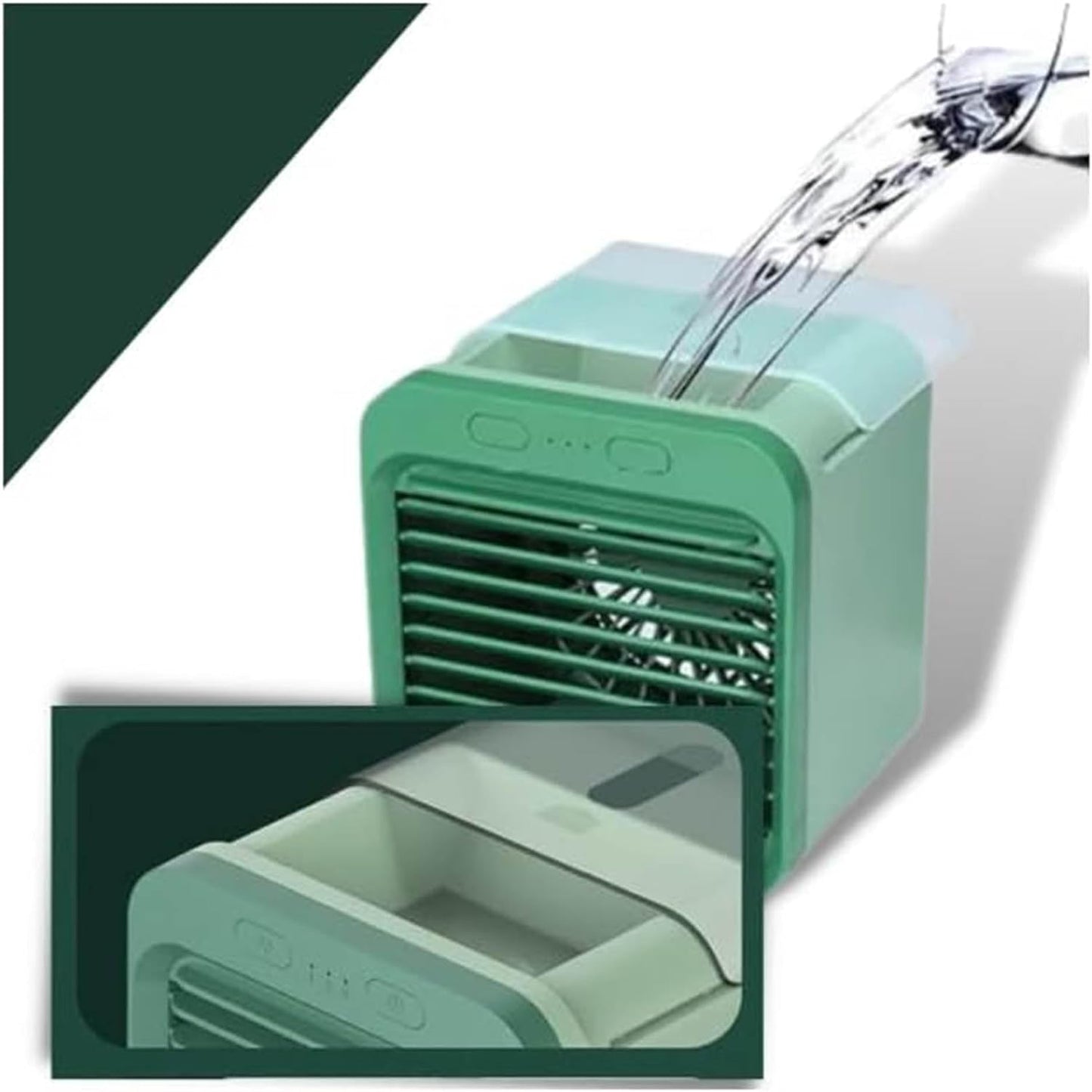 GENERIC Petit Climatiseur Portable 3 En 1 à 3 Vitesses Du Vent, Convient Pour La Maison, Le Bureau, La Chambre, Les Enfants Et Les Animaux Domestiques