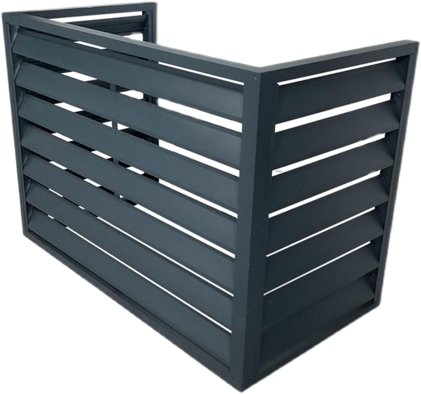  Housse De Protection Extérieure Pour Climatiseur, Mini Unité De Climatisation Divisée En Aluminium, Résistante Au Vol, Protection De Radiateur Résistante Aux Intempéries, Amélioration De L'efficacité