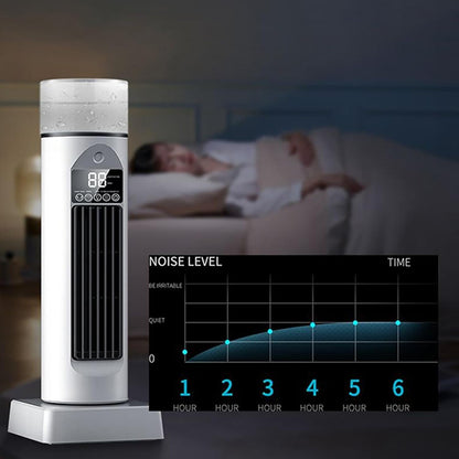  Rafraîchisseur Évaporatif Sans Pales Portable, Mini Climatiseur Personnel À Air Froid Avec Télécommande Et Minuterie, Humidificateur Silencieux Pour Chambre, Bureau Et Dortoir