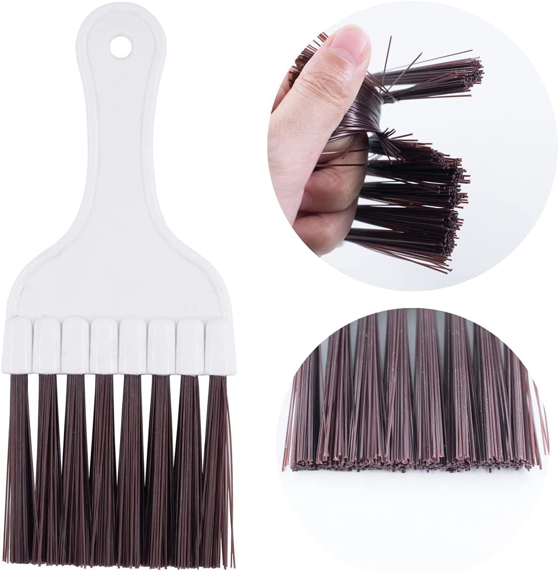  2 Pièces Brosse Nettoyage, Witbicg Brosse Radiateur Nettoyant Climatisation Maison, Kit Nettoyage Climatisation Split Bombe Nettoyage Climatiseur Nettoyeur Radiateur