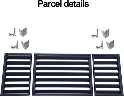 GENERIC Housse De Protection Robuste Pour Climatiseur Mural - Protection Contre Les Intempéries - Serrure Sécurisée - Cage à Condensateur CVC - Blanc - 110 X 60 X 80 Cm
