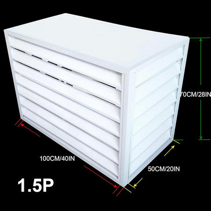 GENERIC Mini Couvercle En Aluminium Pour Climatiseurs Et Pompes à Chaleur, Ionique Pour Unités CVC à Système Divisé