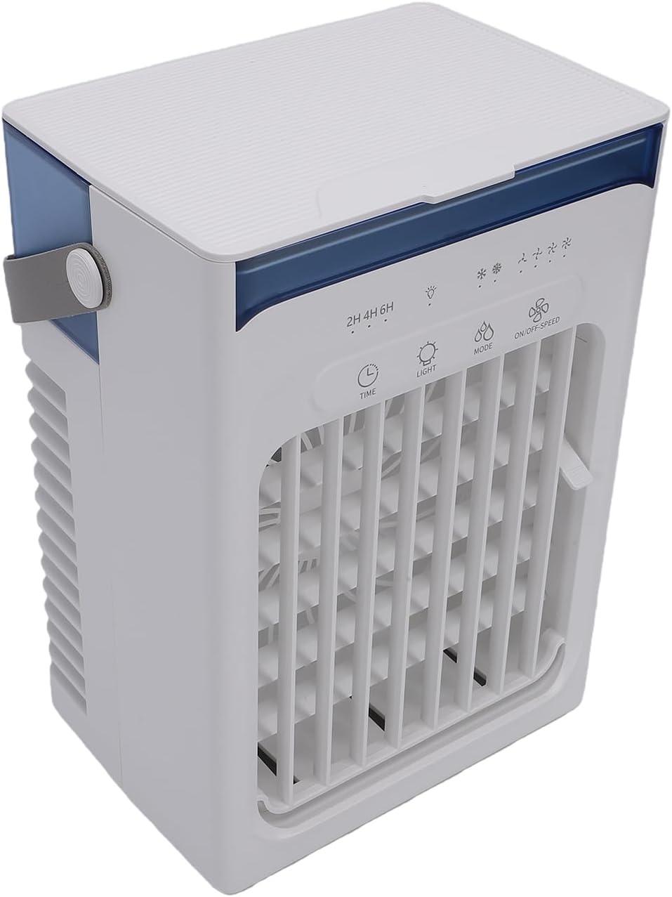  Annadue Refroidisseur D'air Portable, Ventilateur De Climatiseur Par évaporation USB Avec Réservoir D'eau De 1000 Ml, Mini Ventilateur De Refroidissement De Bureau Pour Chambre à Coucher, Bureau à