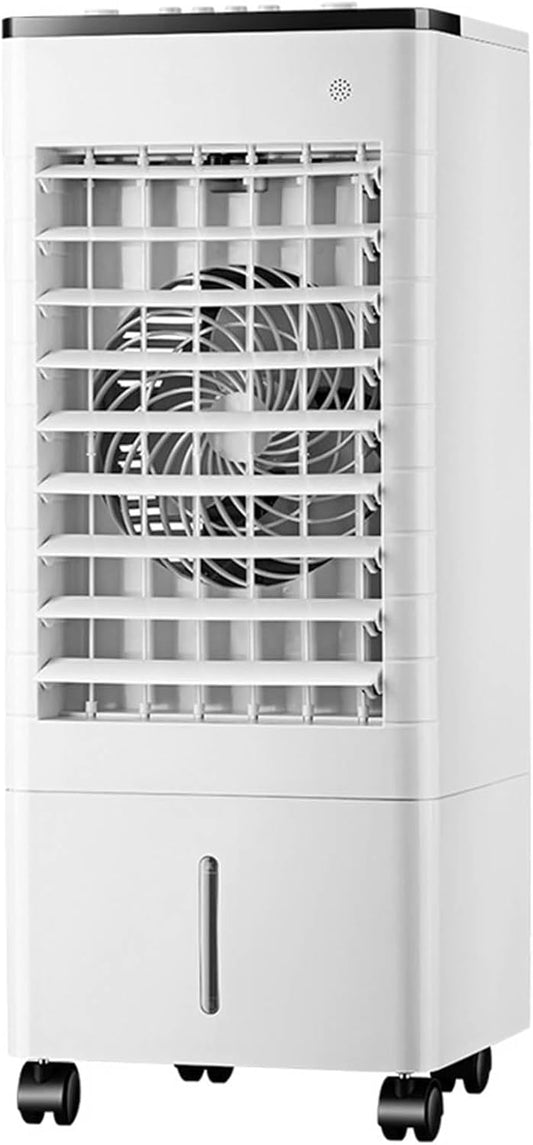 GENERIC Refroidisseur D'air Par évaporation, Réservoir De 9L, 3 Vitesses, Oscillation à 90°, Minuterie 8H, Pour La Maison, Le Bureau, La Chambre à Coucher