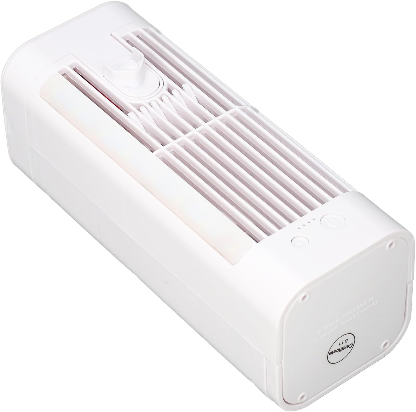  Ventilateur De Climatiseur Portable, Refroidisseur D'Air Par évaporation Personnel USB Avec Veilleuse à 3 Vitesses, Réservoir D'eau De 120 Ml, Batterie De 3600 MAh, Pour La