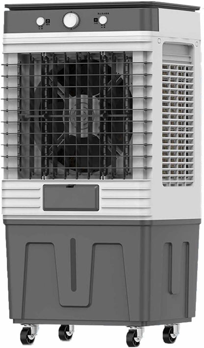 GENERIC Refroidisseur De Climatiseur Industriel Portable 200 W, Réservoir D'eau De 50 L, Faible Bruit, 3 Vitesses De Vent, Zone De Refroidissement Jusqu'à 60 M², Convient Pour Une Utilisation En Intérieur
