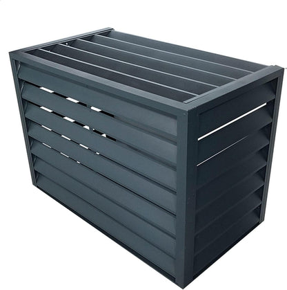 GENERIC Housse De Protection En Aluminium Pour Climatiseur – Protection De Pompe à Chaleur Extérieure, Bouclier D'hiver Pour Unités Extérieures, Matériau Gris, Utilisation En Intérieur/extérieur