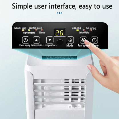 GENERIC Climatiseur Portable Avec Télécommande, Déshumidificateur à Refroidissement Rapide, Mode Veille Silencieuse, Kit De Fenêtre Inclus, Ventilateur De Refroidissement Oscillant à 120° Pour Une Utilisation