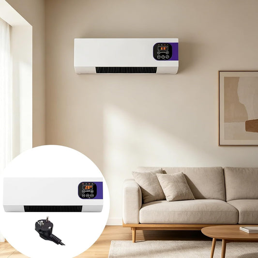  Générique Mini Climatiseur Mural Portable Avec Refroidissement Et Chauffage Rapides Et Silencieux, Aucune Installation Requise