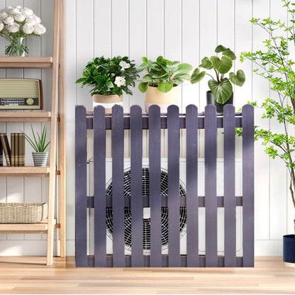 GENERIC Grande Housse En Bois Pour Climatiseur – Bouclier De Protection Pour Climatiseurs Extérieurs Résistant Aux Intempéries, Convient à La Plupart Des Tailles, Idéal Pour Une Protection Toute L'année