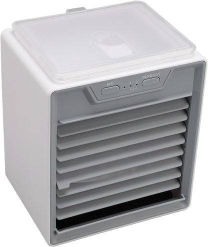  Ventilarice De RefroidIlement De Climatiseur Portable, RefroidSeuseur D'Air Par évaporation Avec 2 Niveaux De Brume, Minuterie 1/2/4 H, Pour Chambre à Cuchemer, Bureau, Voiture