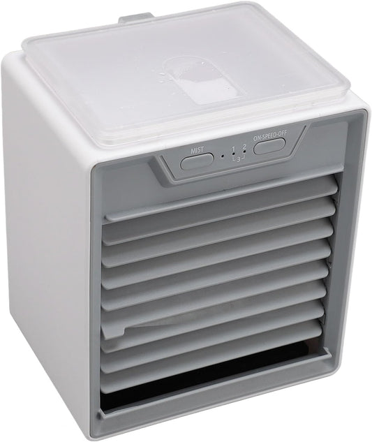  Ventilarice De RefroidIlement De Climatiseur Portable, RefroidSeuseur D'Air Par évaporation Avec 2 Niveaux De Brume, Minuterie 1/2/4 H, Pour Chambre à Cuchemer, Bureau, Voiture