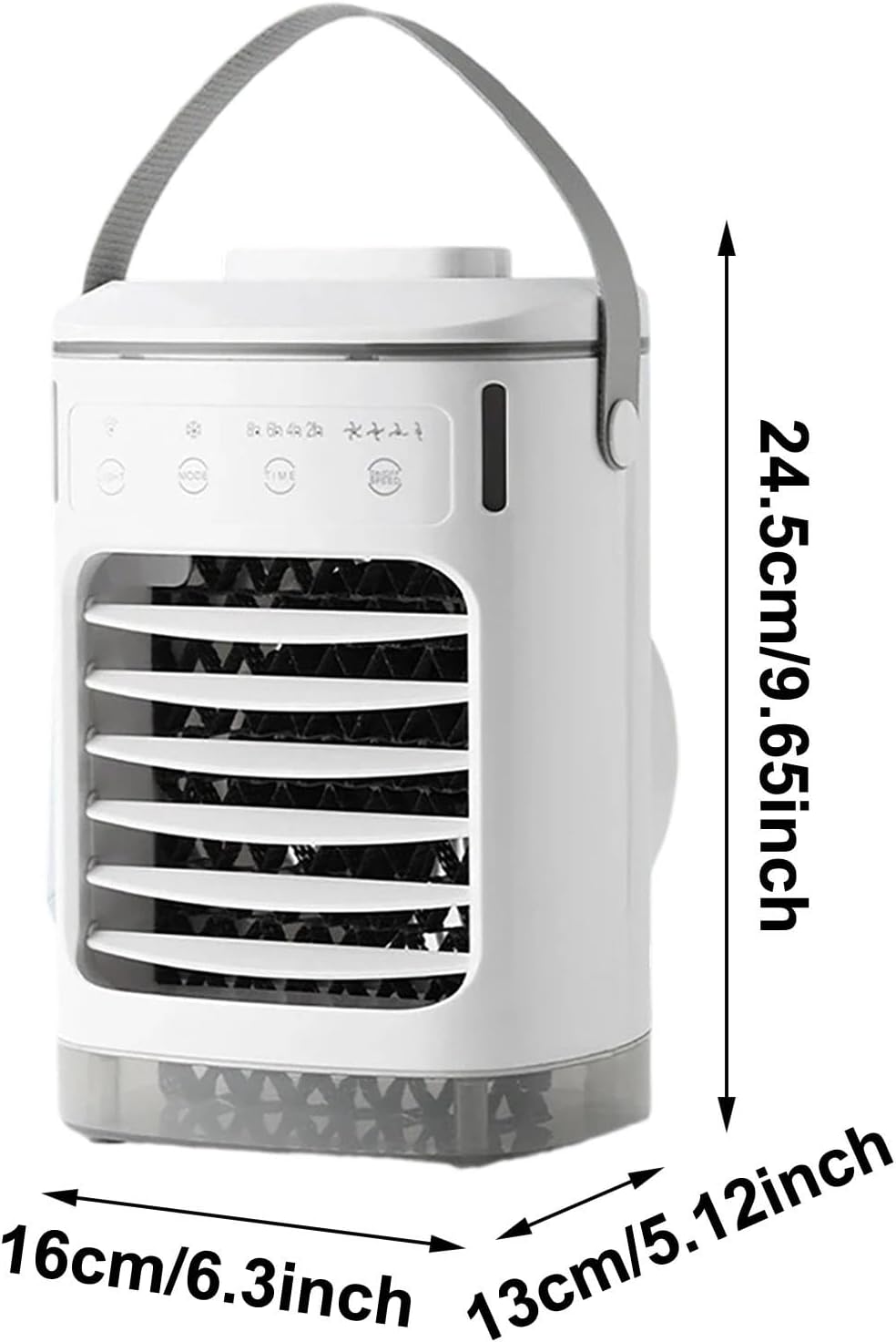  Refroidisseur D'Air Évaporatif Silencieux Portable Avec Télécommande Et Réservoir, Ventilateur Colonne Sans Pales D'Été, Climatiseur Intelligent Mobile Pour Salon, Chambre, Dortoir
