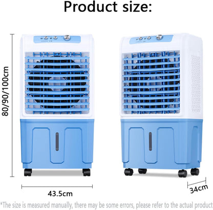 GENERIC Ventilateur De Refroidissement Portable Pour Climatiseur - 3 Réglages De Vitesse - Fonctionnement Silencieux De 36 DB - Oscillation à 120° - Pas De Tuyau Nécessaire Pour La Chambre Ou Le Camping