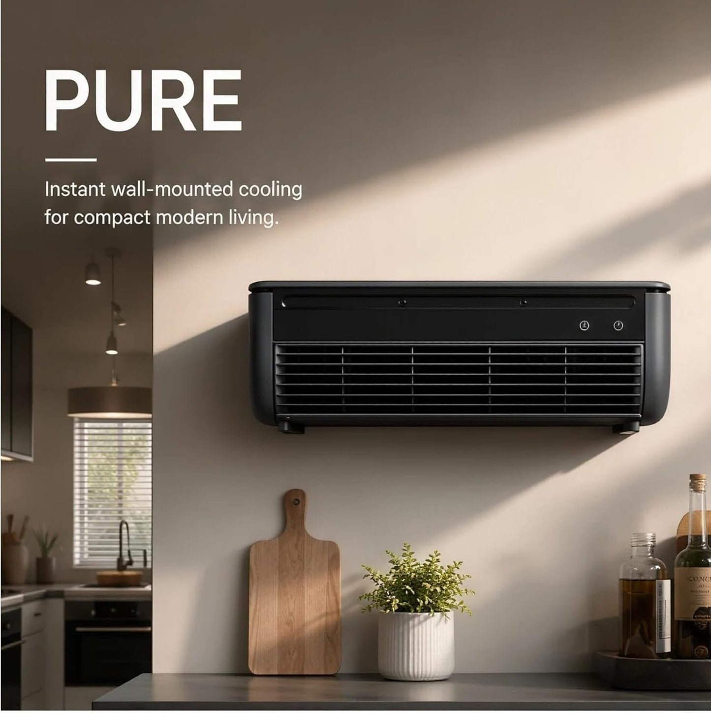  Ventilateur Rafraîchissant, Ventilateur Climatiseur Portable 3 Vitesses Avec Chargeur Inclus, Rafraîchisseur D'Air Pour Chambre, Cuisine, Intérieur Et Extérieur, Refroidissement Rapide (Blanc)