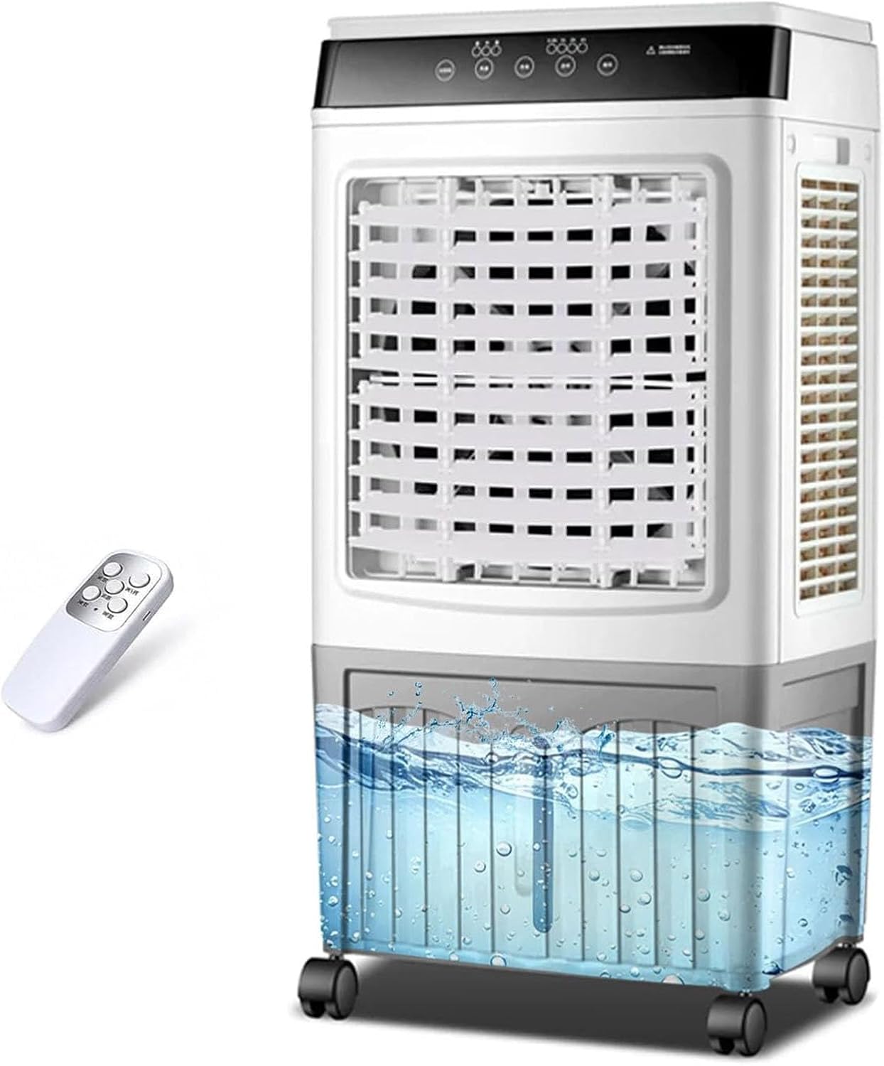 GENERIC Refroidisseur D'air Par évaporation, 3 100 CFM Avec 3 Modes, Vitesses Du Vent, Oscillation à 120°, Minuterie De 0 à 7,5 H, AC Portable Pour Terrasse, Garage, Utilisation Commerciale